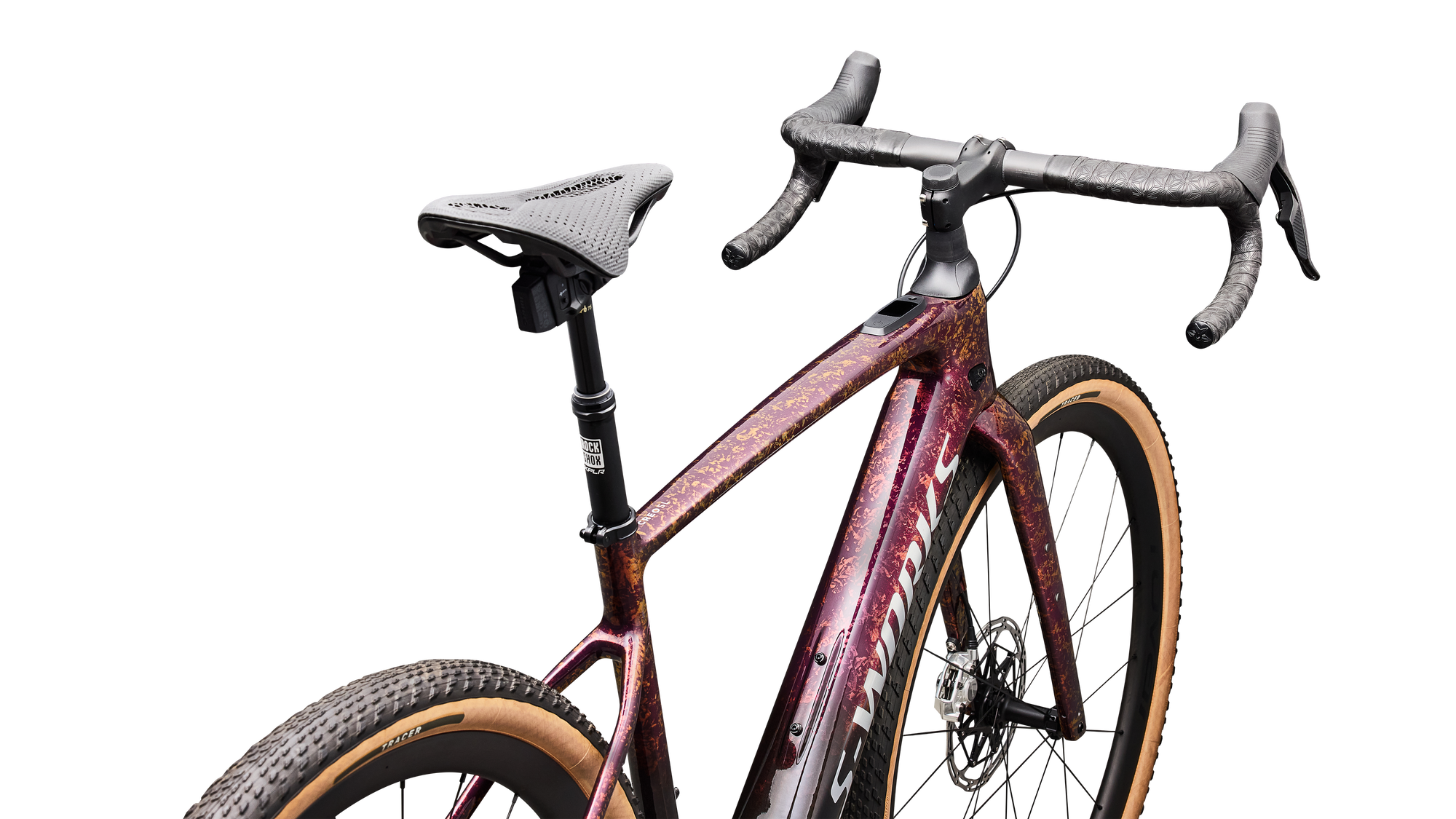Specialized S-Works Turbo Creo 2 - SRAM RED / XX1 Eagle AXS - Gloss Bordeaux Metallic/Fade/Pearl Dry Impasto/Silver Dust