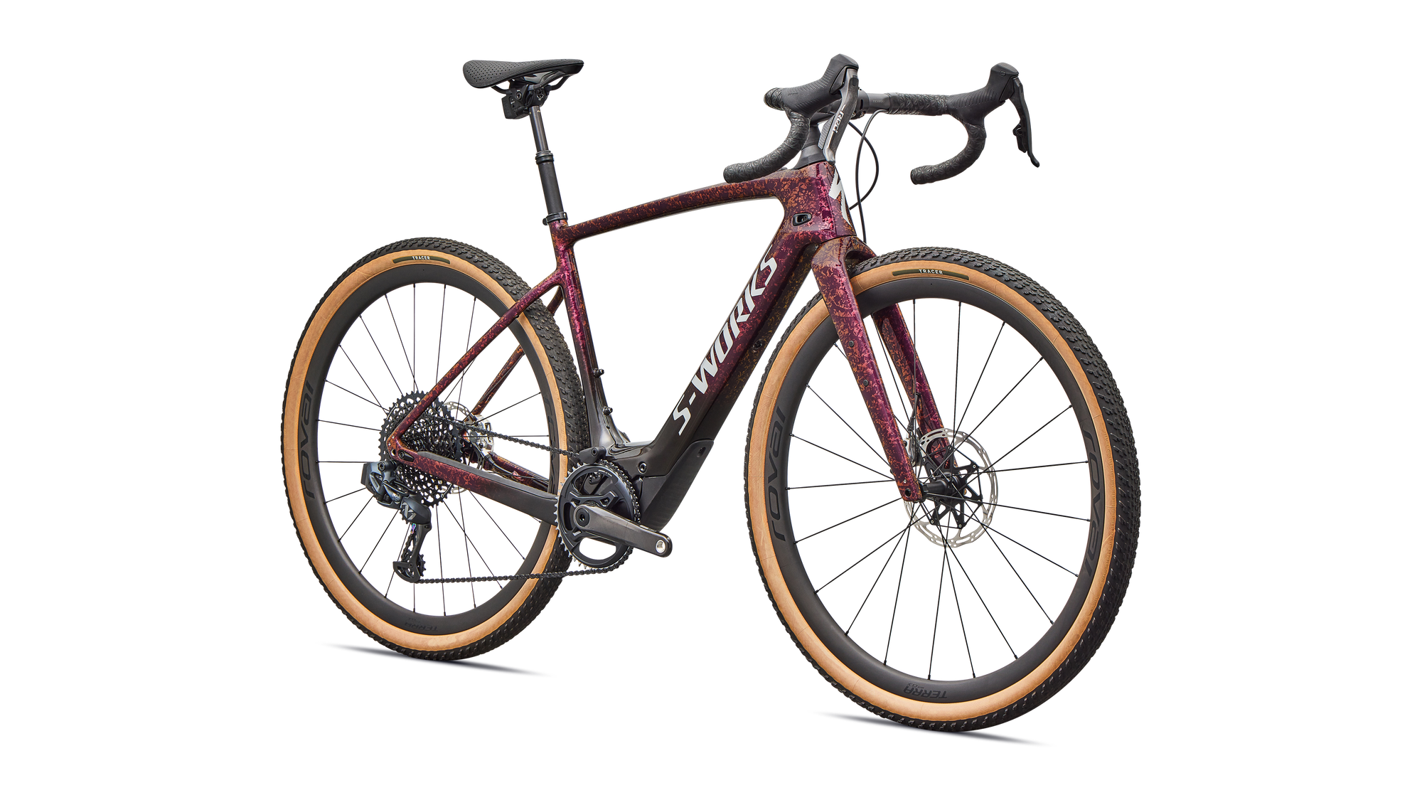 Specialized S-Works Turbo Creo 2 - SRAM RED / XX1 Eagle AXS - Gloss Bordeaux Metallic/Fade/Pearl Dry Impasto/Silver Dust