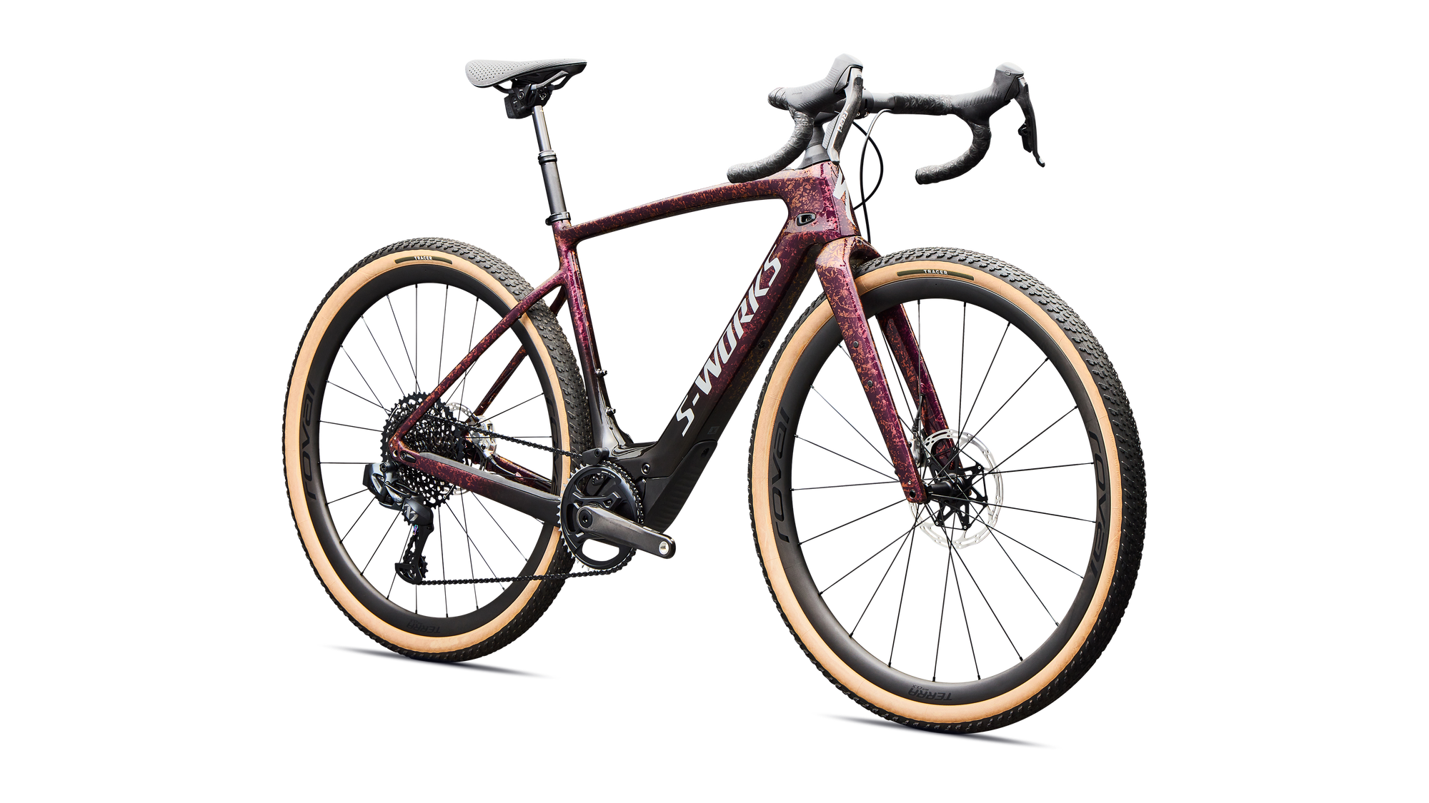 Specialized S-Works Turbo Creo 2 - SRAM RED / XX1 Eagle AXS - Gloss Bordeaux Metallic/Fade/Pearl Dry Impasto/Silver Dust