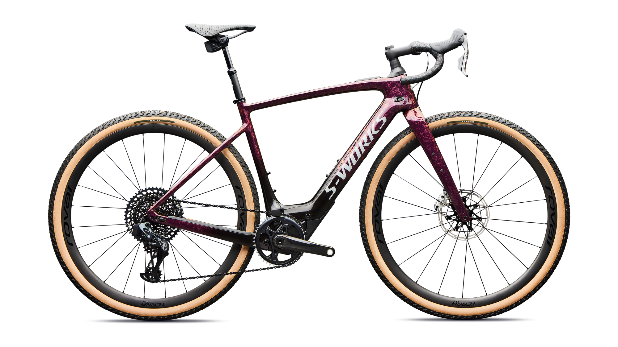 Specialized S-Works Turbo Creo 2 - SRAM RED / XX1 Eagle AXS - Gloss Bordeaux Metallic/Fade/Pearl Dry Impasto/Silver Dust