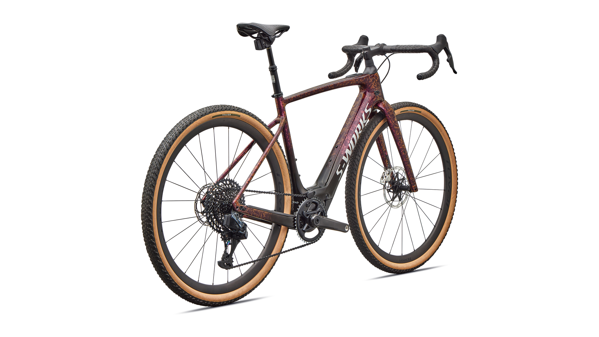 Specialized S-Works Turbo Creo 2 - SRAM RED / XX1 Eagle AXS - Gloss Bordeaux Metallic/Fade/Pearl Dry Impasto/Silver Dust