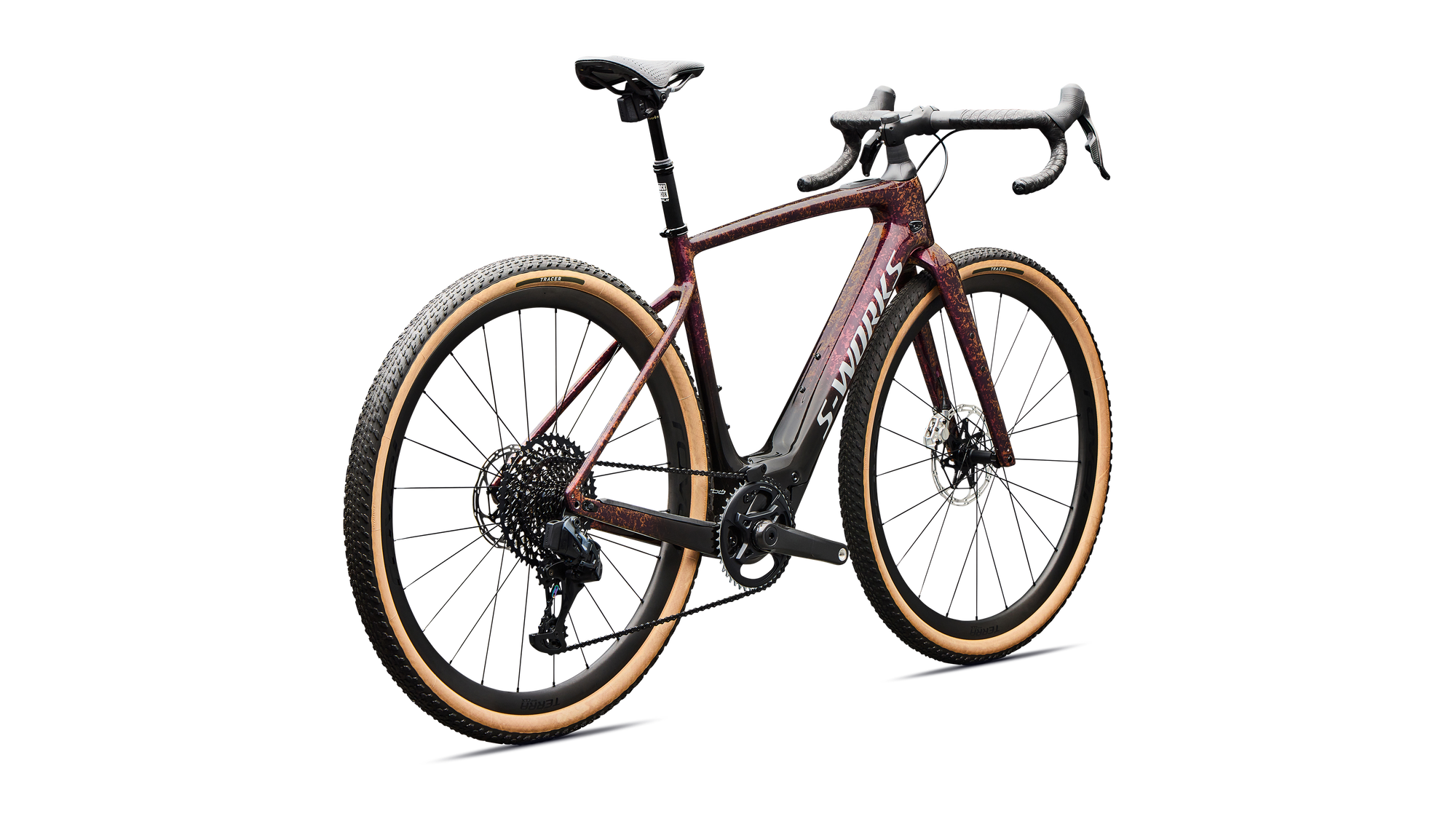 Specialized S-Works Turbo Creo 2 - SRAM RED / XX1 Eagle AXS - Gloss Bordeaux Metallic/Fade/Pearl Dry Impasto/Silver Dust