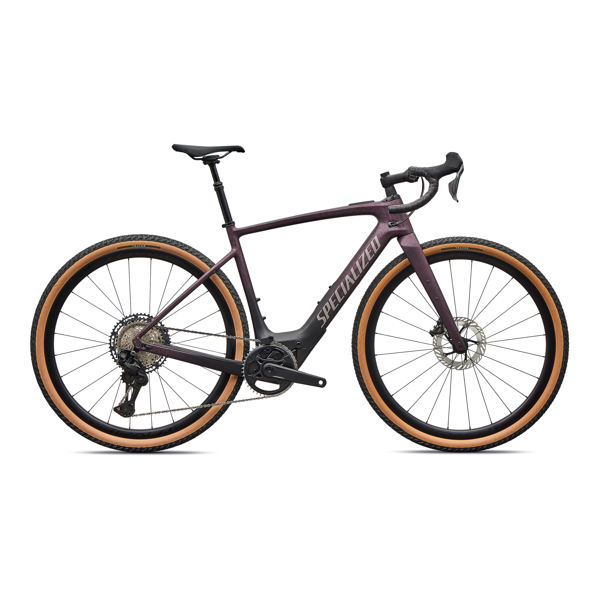 Specialized Turbo Creo 2 Expert - Shimano GRX Di2 - Satin Nebula Metallic/Bordeaux Metallic Dry Impasto/Desert Metallic