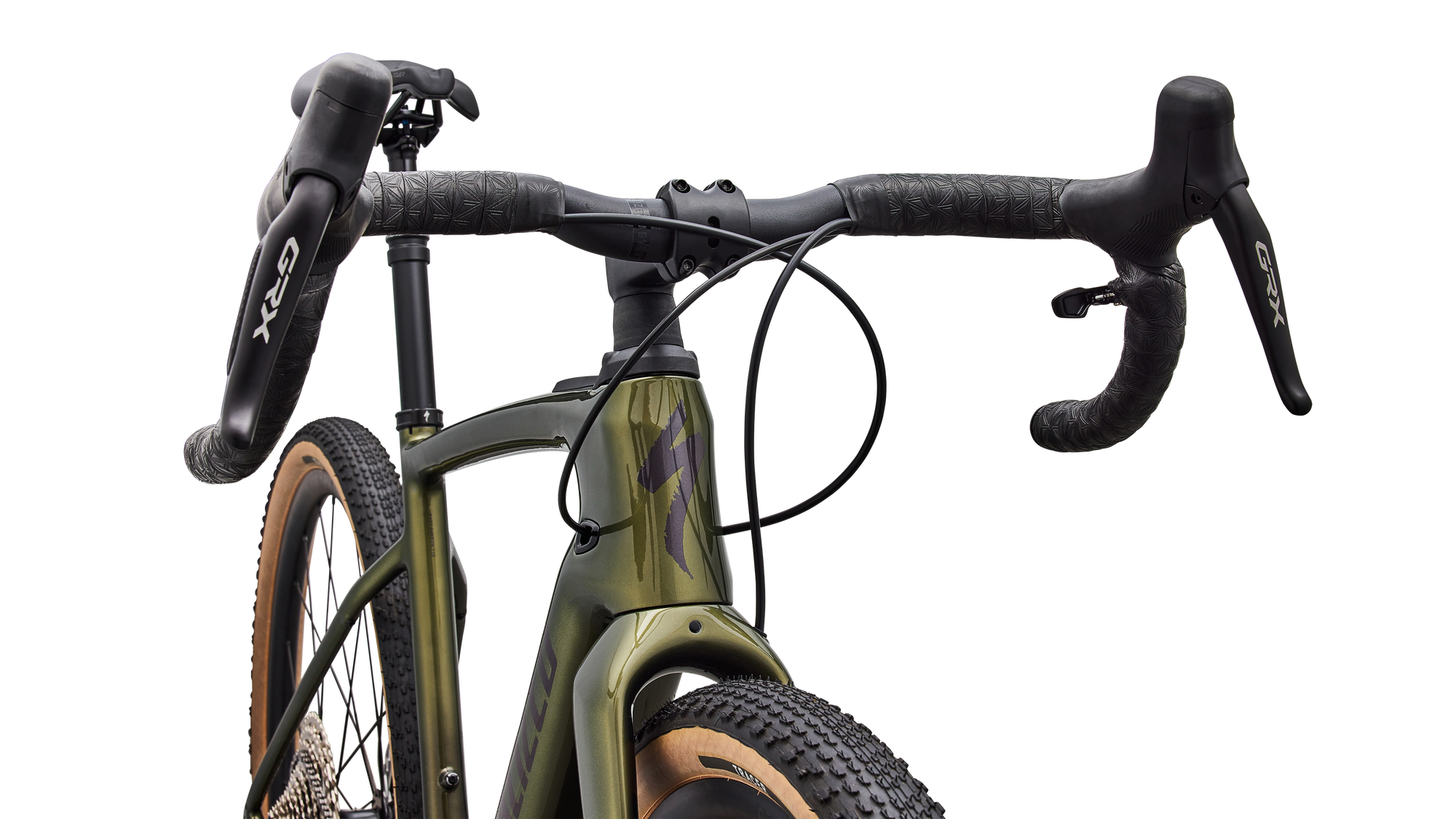 Specialized Turbo Creo 2 Comp - Shimano GRX Di2 - Gloss Laurel Green Metallic/Charcoal Tint Fade/Nebula Metallic