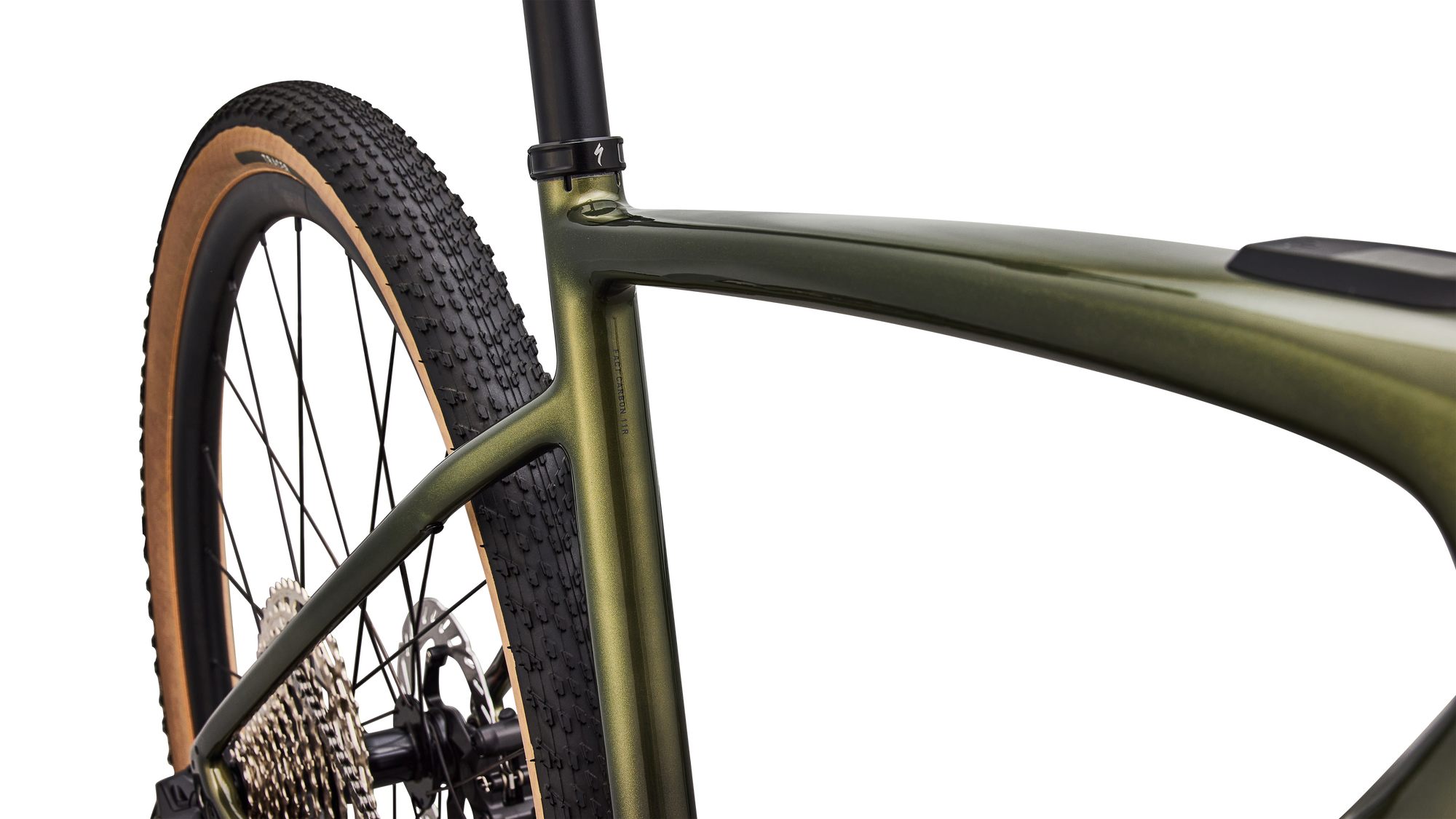 Specialized Turbo Creo 2 Comp - Shimano GRX Di2 - Gloss Laurel Green Metallic/Charcoal Tint Fade/Nebula Metallic