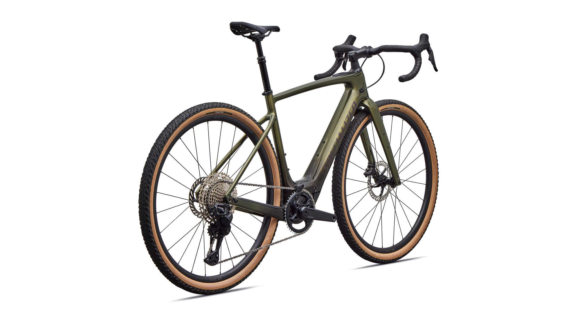 Specialized Turbo Creo 2 Comp - Shimano GRX Di2 - Gloss Laurel Green Metallic/Charcoal Tint Fade/Nebula Metallic