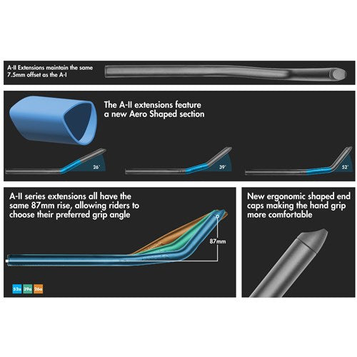 Profile Design 26a Aerobar Extensions 400mm
