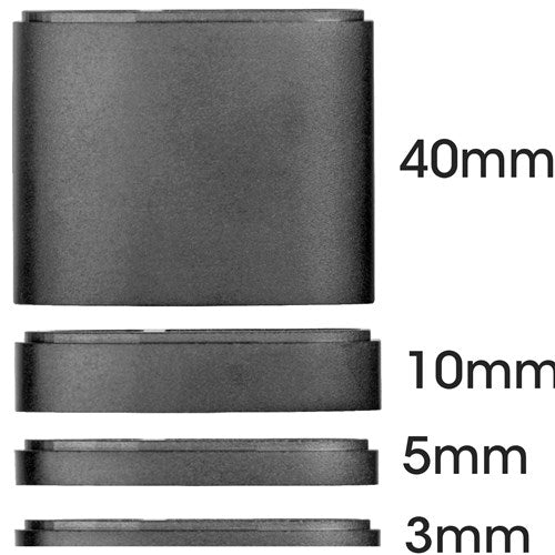 Profile Design A3C High Carbon/Alloy Riser with Integrated Bridge 3/5/10mm Alloy 40mm Carbon
