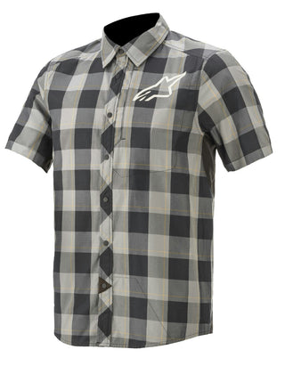Alpinestars Manual Short Sleeve Shirt - Green/Steel/Black