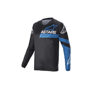 Alpinestars Racer V3 Long Sleeve Jersey - Black Bright Blue