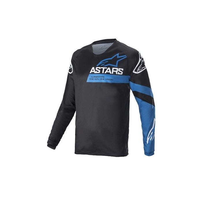 Alpinestars Racer V3 Long Sleeve Jersey - Black Bright Blue