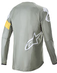 Alpinestars Techstar Long Sleeve Jersey - Green Steel Yellow