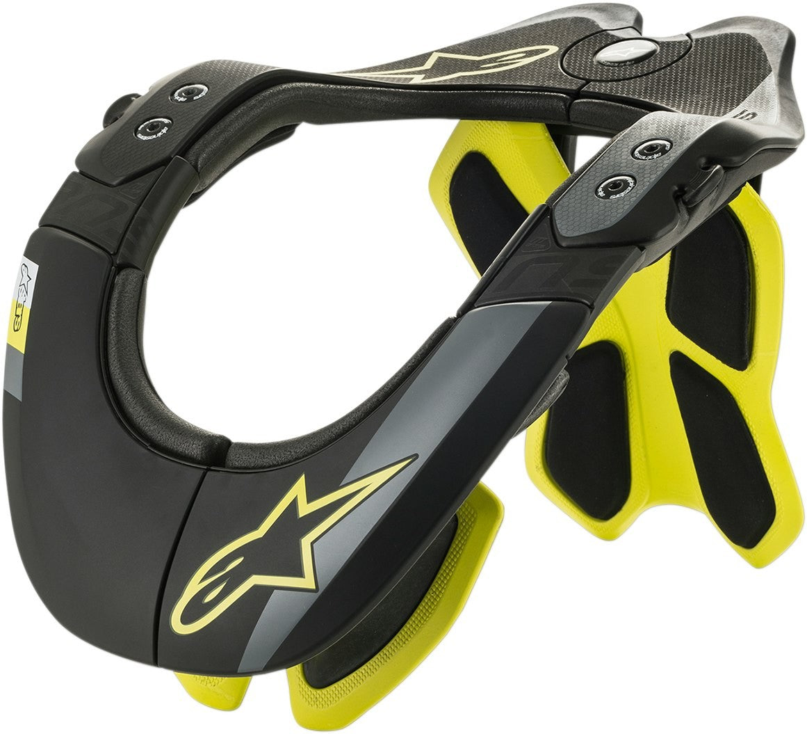 Alpinestars BNS Tech-2 Neck Brace Protector - Black/Yellow