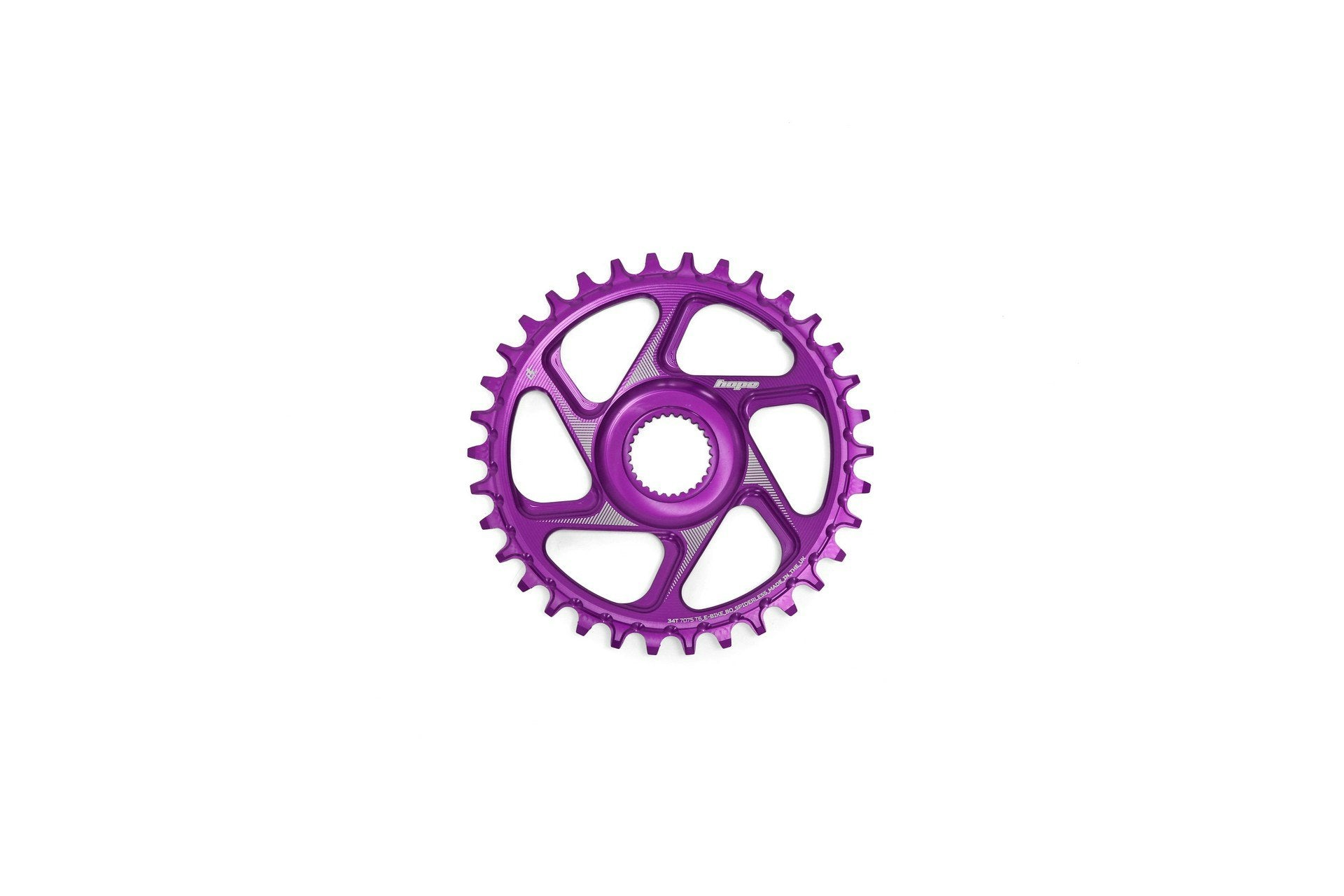 Hope R22 E-Bike Chainring Boost - 34 Teeth Purple