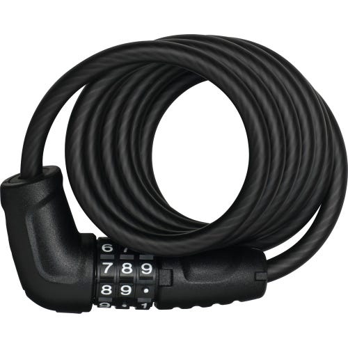 Abus Star 4508C Combo - 150cm X 8mm Black - No Bracket