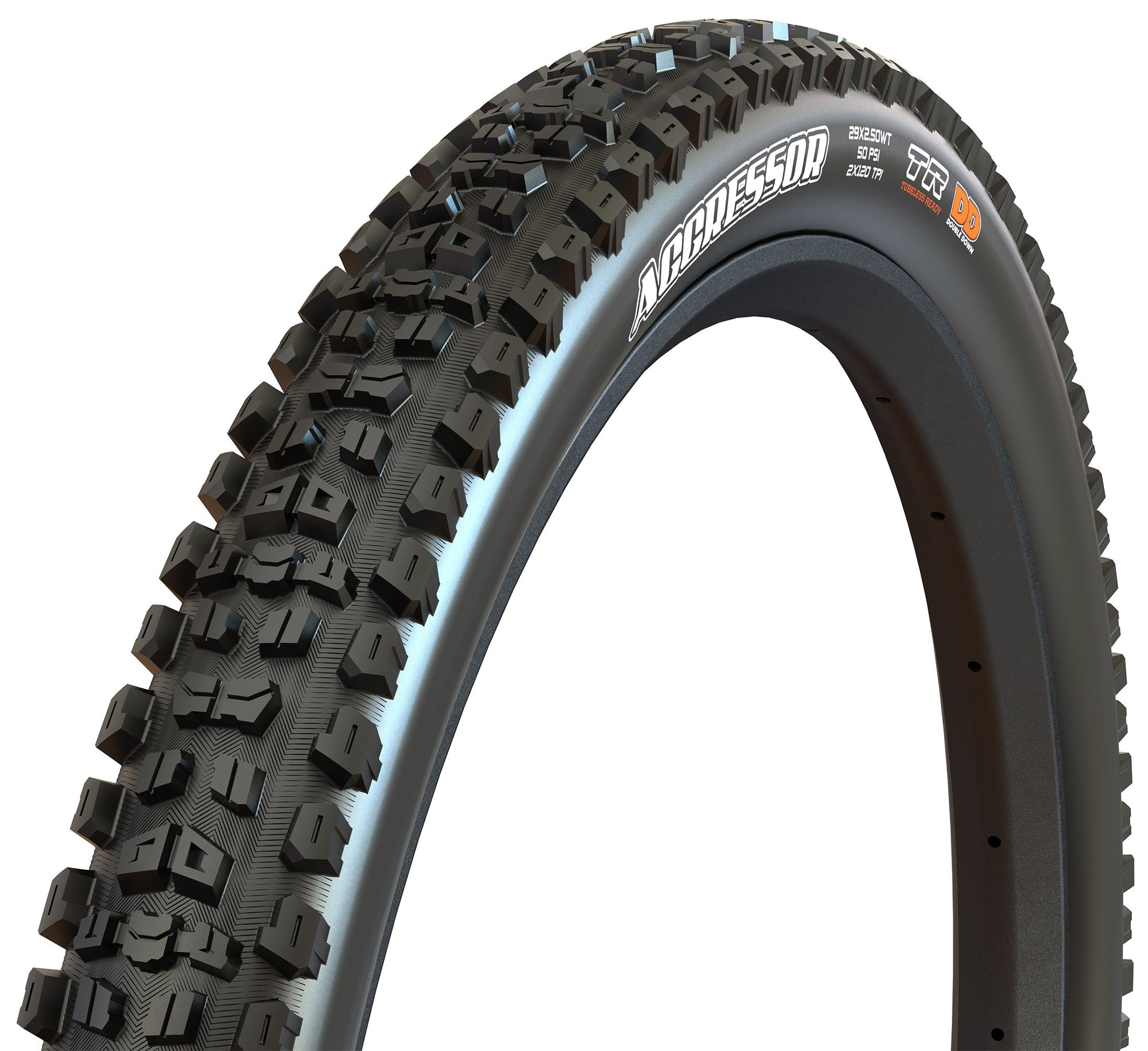 Maxxis Aggressor 26 x 2.30 Folding Bead 60 TPI TR EXO Dual Compound Tyre - Black
