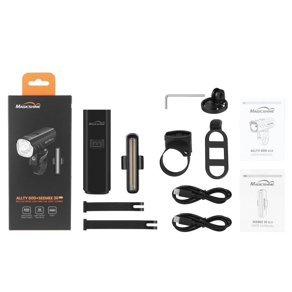Magicshine Light Set – Allty 600 V2 Front Light + SeeMee 30 V2 Rear Light