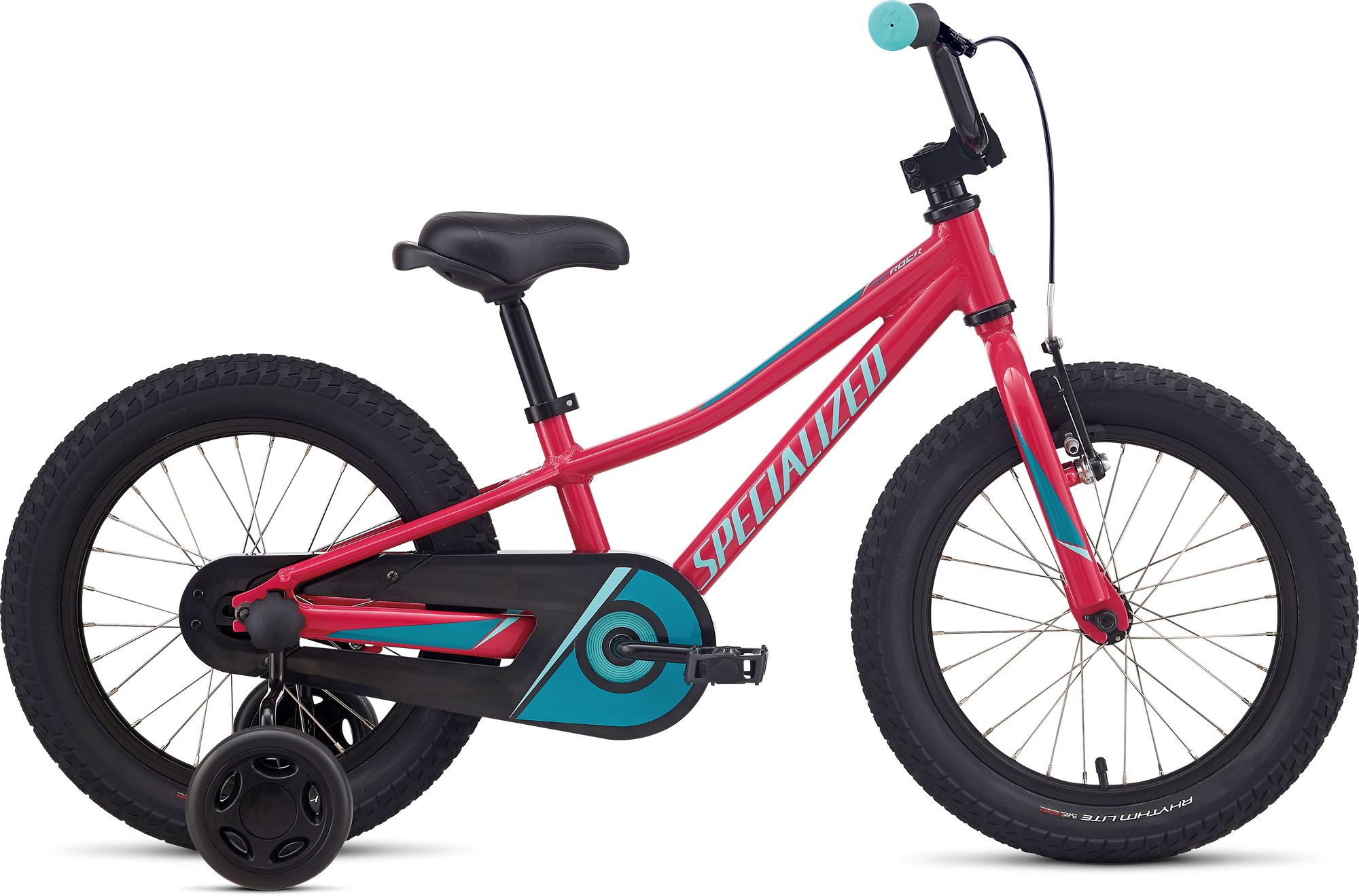 Specialized Riprock Coaster 16 - Rainbow Flake Pink / Turquoise / Light Turquoise