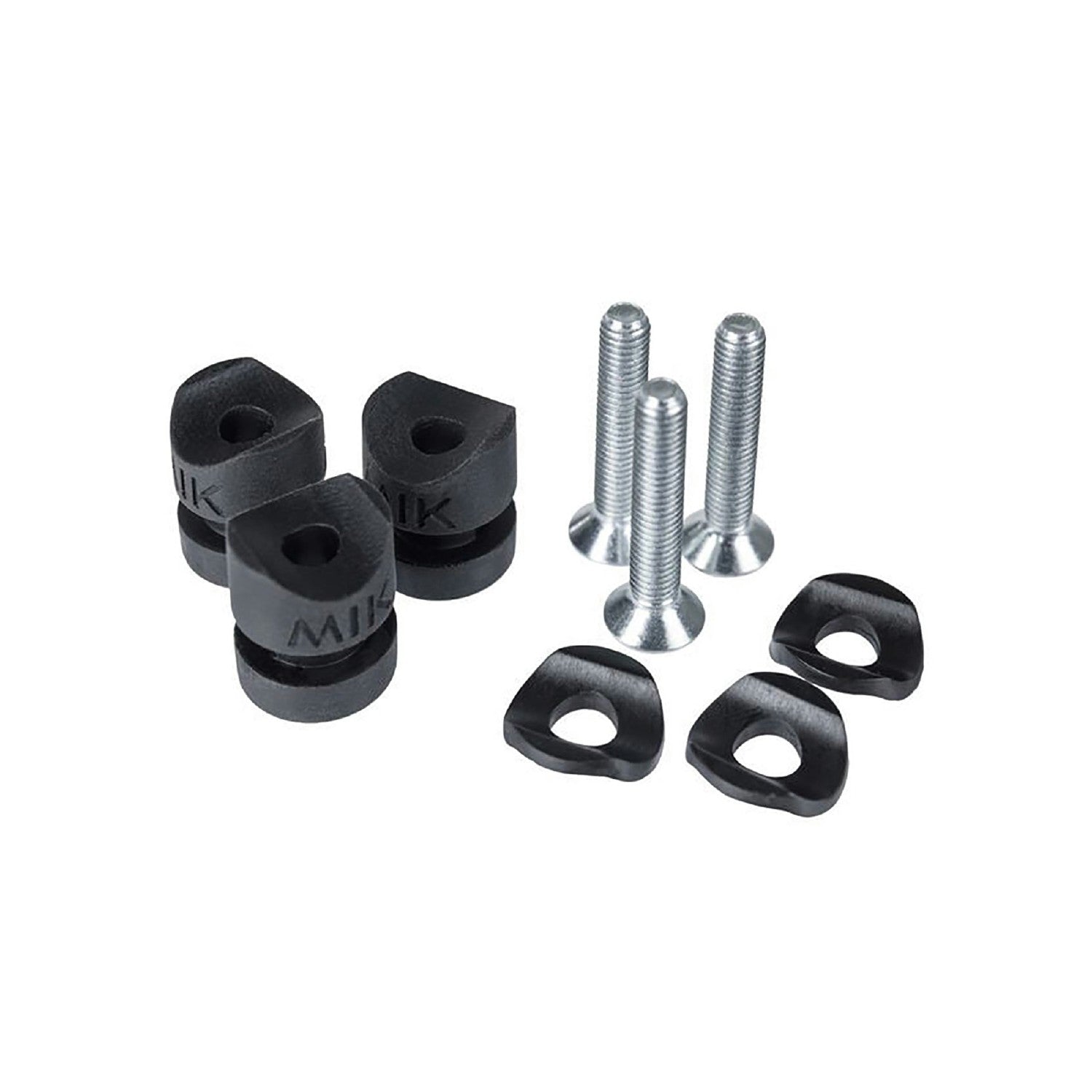 Basil Side Studs Set 3Pcs - Black