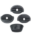 Basil Rubber Ring Buddy Space Frame 4Pcs - Black