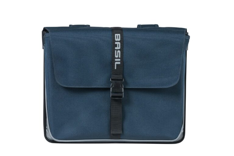 Basil Forte Double Bicycle Bag 35L - Navy Blue/Black
