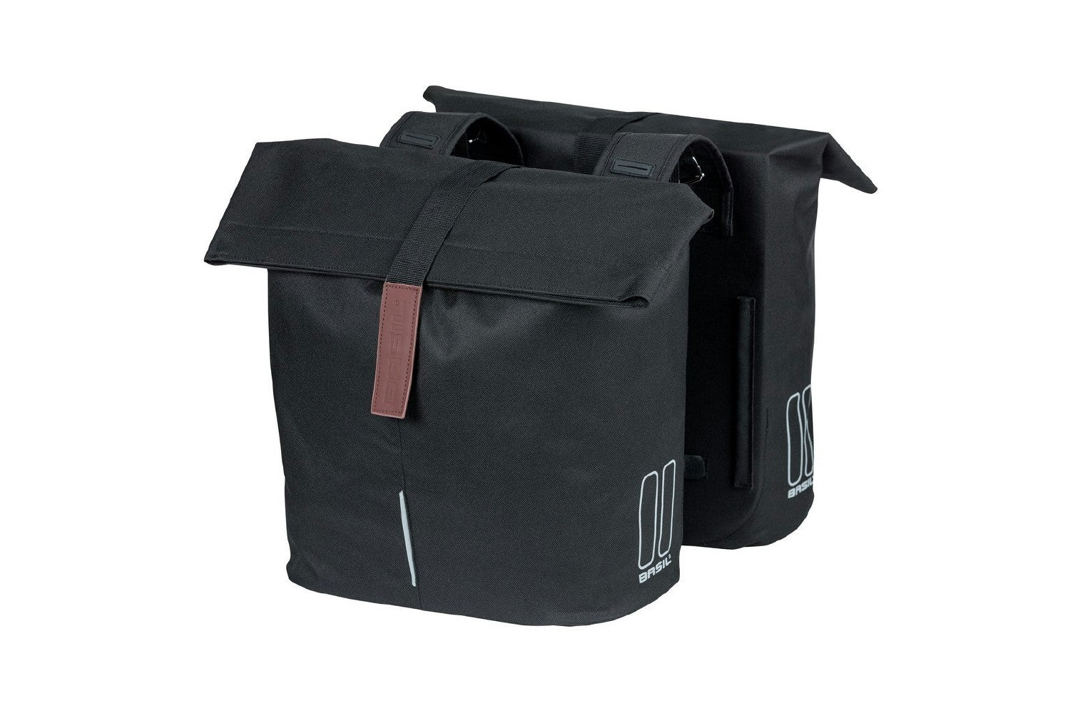 Basil City Double Pannier Bag 28-32L - Black