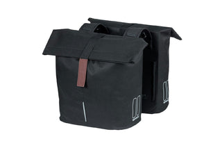Basil City Double Pannier Bag 28-32L - Black