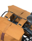 Basil City Double Bag 28-32L - Camel Brown