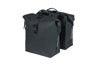 Basil Soho Bicycle Double Bag Nordlight 41L - Night Black
