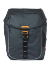 Basil Miles Tarpaulin Double Bag 34L - Black Orange