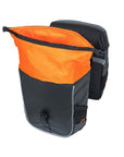 Basil Miles Tarpaulin Double Bag Mik 34L - Black/Orange