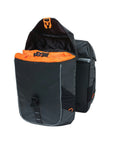 Basil Miles Tarpaulin Double Bag Mik 34L - Black/Orange