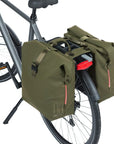 Basil Soho Bicycle Double Bag Nordlicht Mik 41L - Moss Green