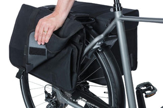 Basil Kavan Eco Classic Double Pann Bicycle Bag 68L - Black