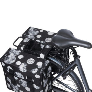 Basil Mara XL Sphere Double Pannier Bag 35L - Black/Grey