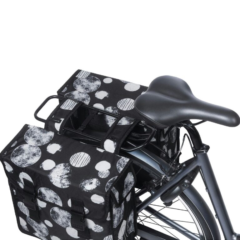 Basil Mara XL Sphere Double Pannier Bag 35L - Black/Grey