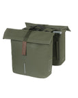 Basil City Double Double Pannier Bag Mik 32L - Moss Green