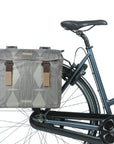 Basil Elegance Double Pannier Bag 40-49L - Chateau Taupe