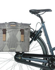 Basil Elegance Double Pannier Bag Mik 40-49L - Chateau Taupe