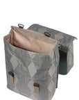Basil Elegance Double Pannier Bag Mik 40-49L - Chateau Taupe