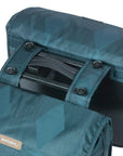 Basil Elegance Double Pannier Bag Mik 40-49L - Estate Blue
