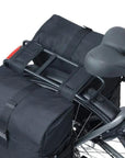 Basil Move Double Bicycle Bag 30L - Black