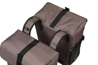 Basil Move Double Bicycle Bag 30L - Brown
