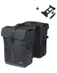 Basil Move Double Bicycle Bag MIK 30L - Black