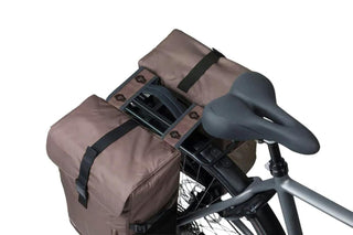 Basil Move Double Bicycle Bag MIK 30L - Brown