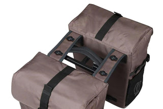 Basil Move Double Bicycle Bag MIK 30L - Brown