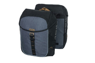 Basil Miles Double Bag 34L - Black Slate