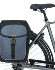Basil Miles Double Bag 34L - Black Slate
