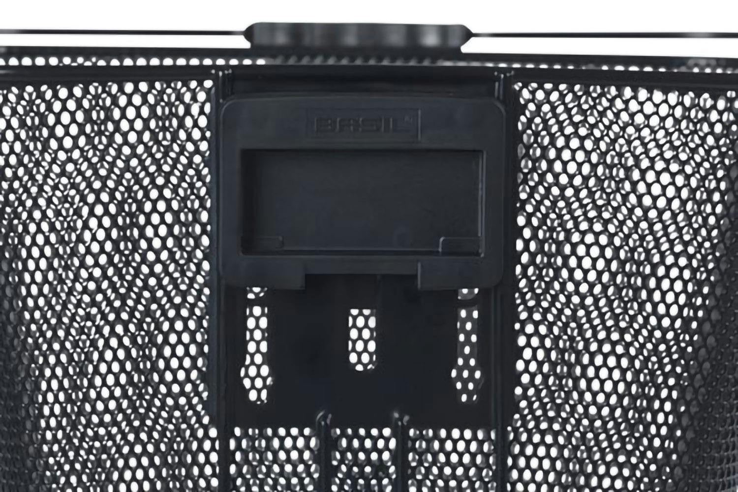Basil Bilbao Front Basket KF - Black