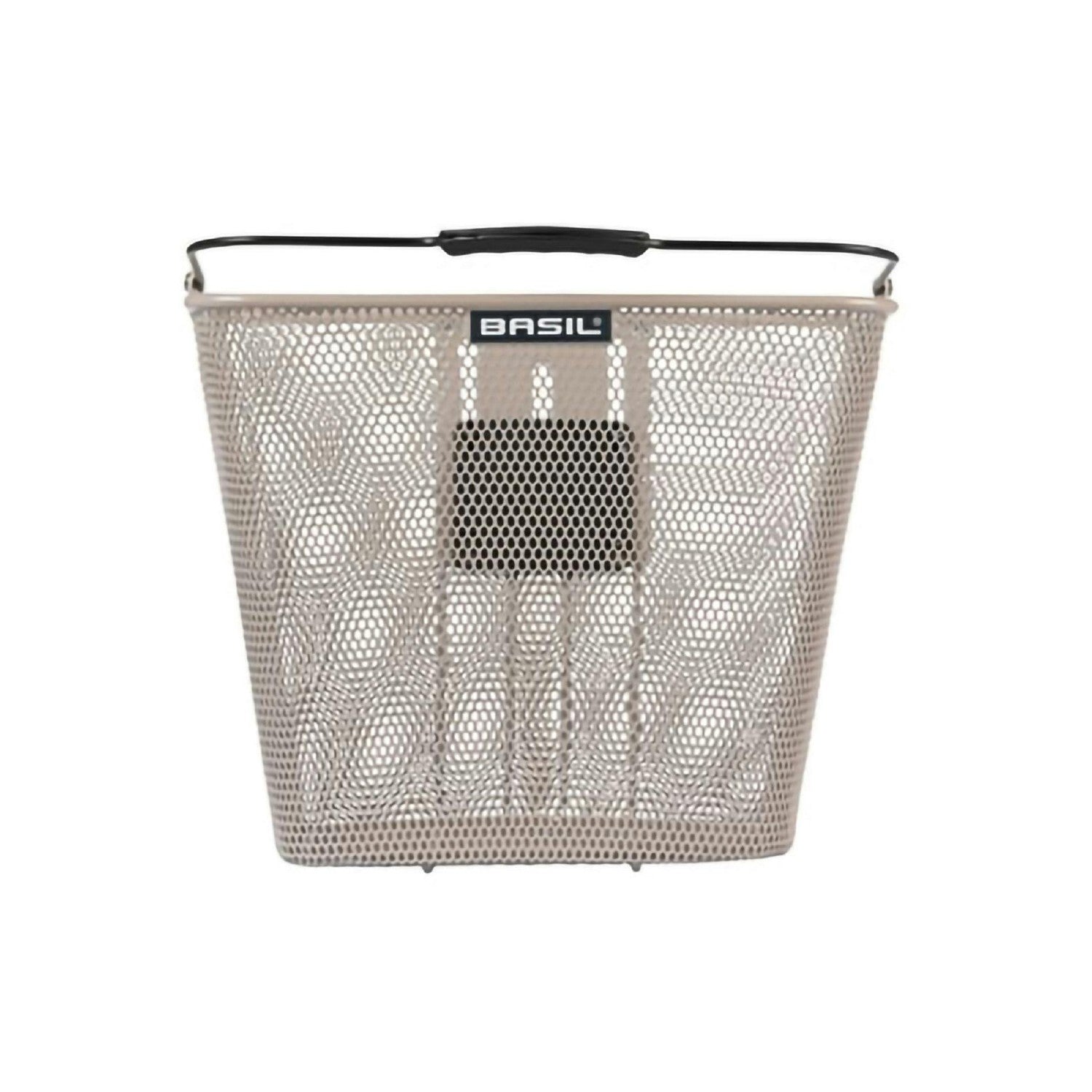 Basil Bilbao Front Bicycle Basket KF - Nude Metallic